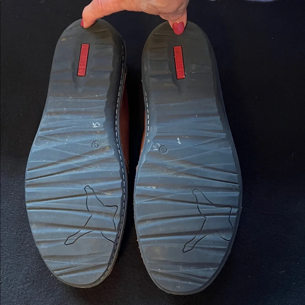 Santiago Brown Men’s Pikolinos Leather Shoes Size 45